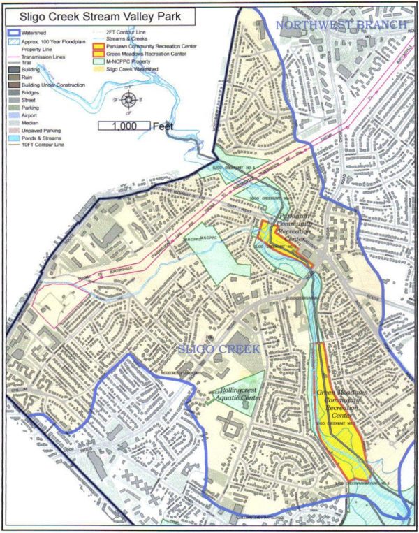 Maps of Sligo Creek - Friends of Sligo Creek